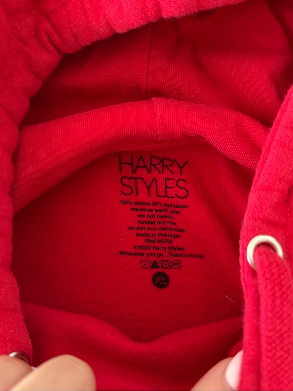 Harry's House Red Hoodie - Unisex - Picture 3 of 7